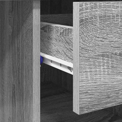 Schreibtisch Sonoma-Grau 90 x 49 x 75 cm Holzwerkstoff