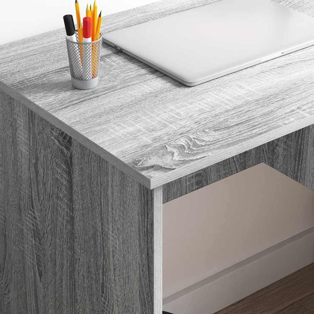 Schreibtisch Sonoma-Grau 90 x 49 x 75 cm Holzwerkstoff