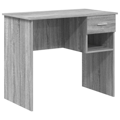 Schreibtisch Sonoma-Grau 90 x 49 x 75 cm Holzwerkstoff