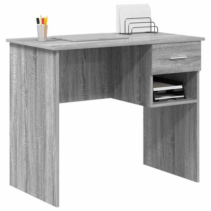 Schreibtisch Sonoma-Grau 90 x 49 x 75 cm Holzwerkstoff