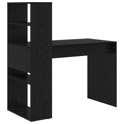 Schreibtisch Schwarz Eichen-Optik Holzwerkstoff