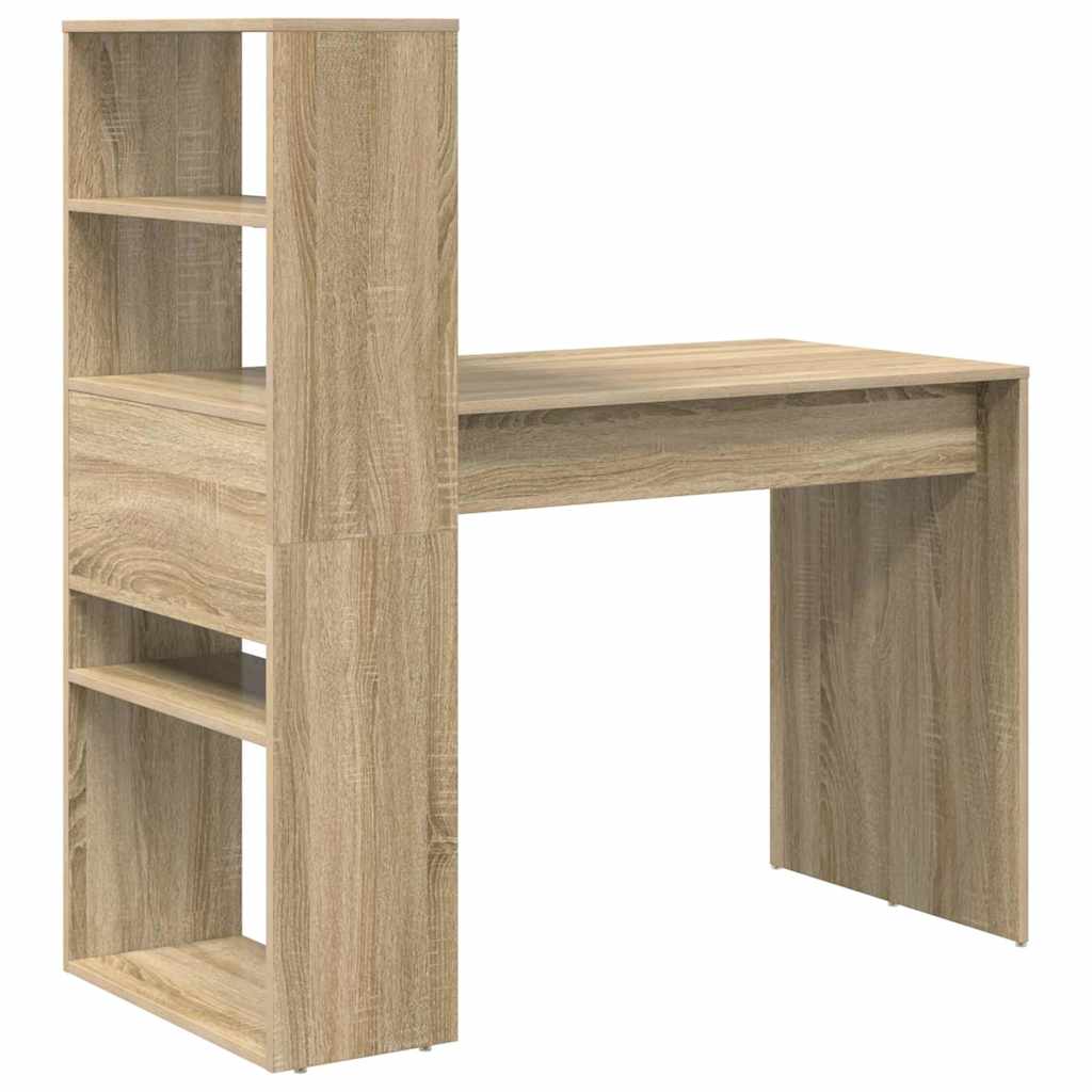 Schreibtisch Sonoma-Eiche 113 x 54 x 120 cm Holzwerkstoff