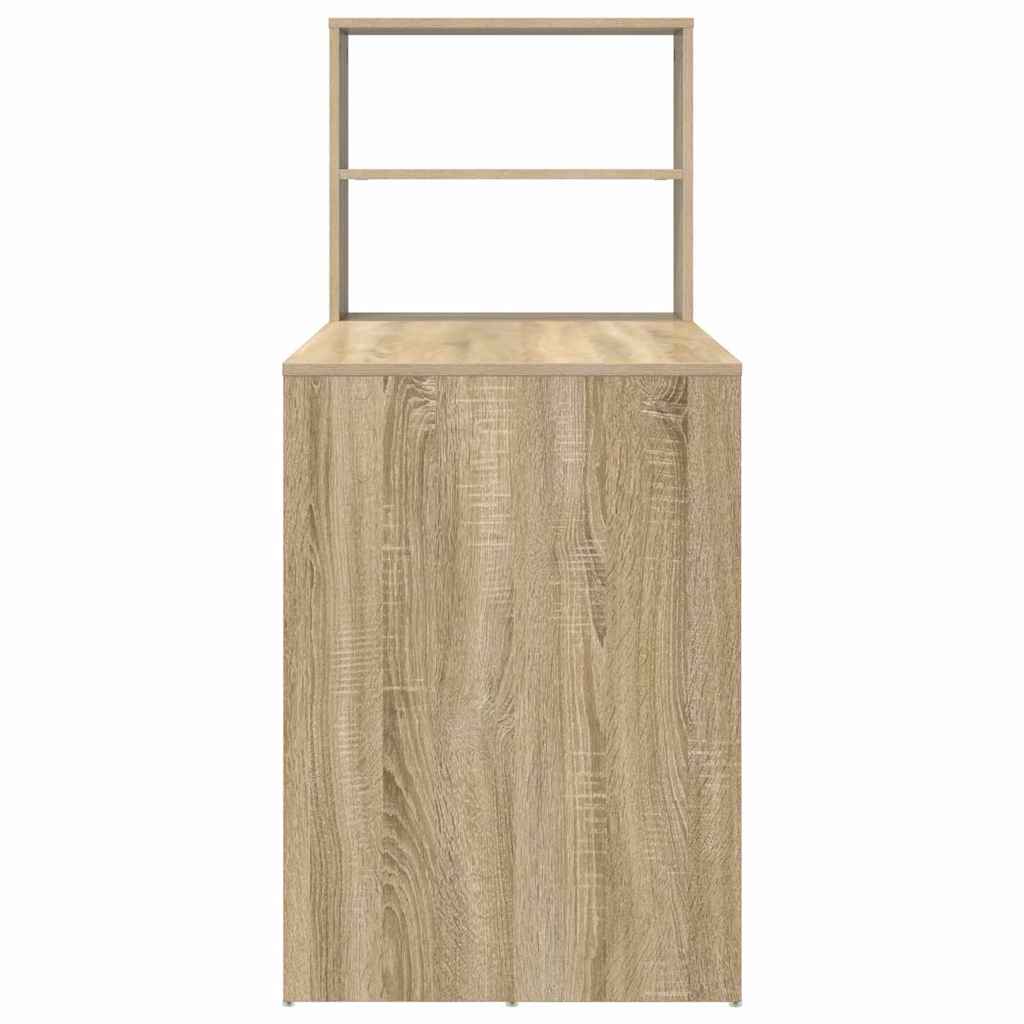 Schreibtisch Sonoma-Eiche 113 x 54 x 120 cm Holzwerkstoff