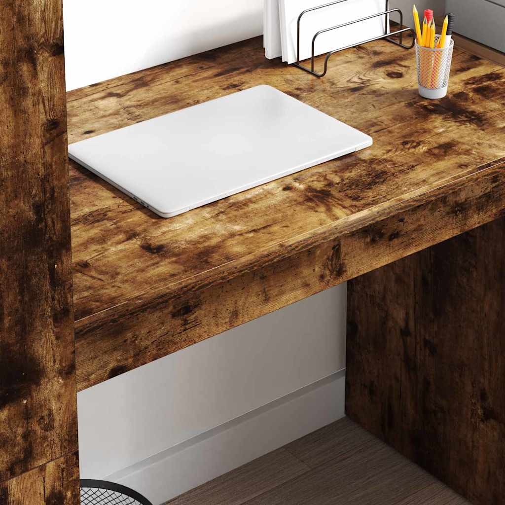 Schreibtisch Geräucherte Eiche Holzwerkstoff 113 x 54 x 120 cm