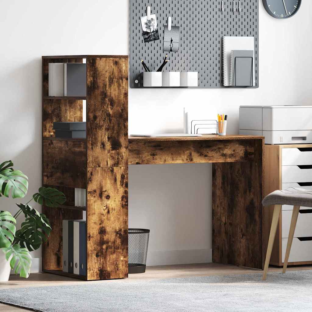 Schreibtisch Geräucherte Eiche Holzwerkstoff 113 x 54 x 120 cm
