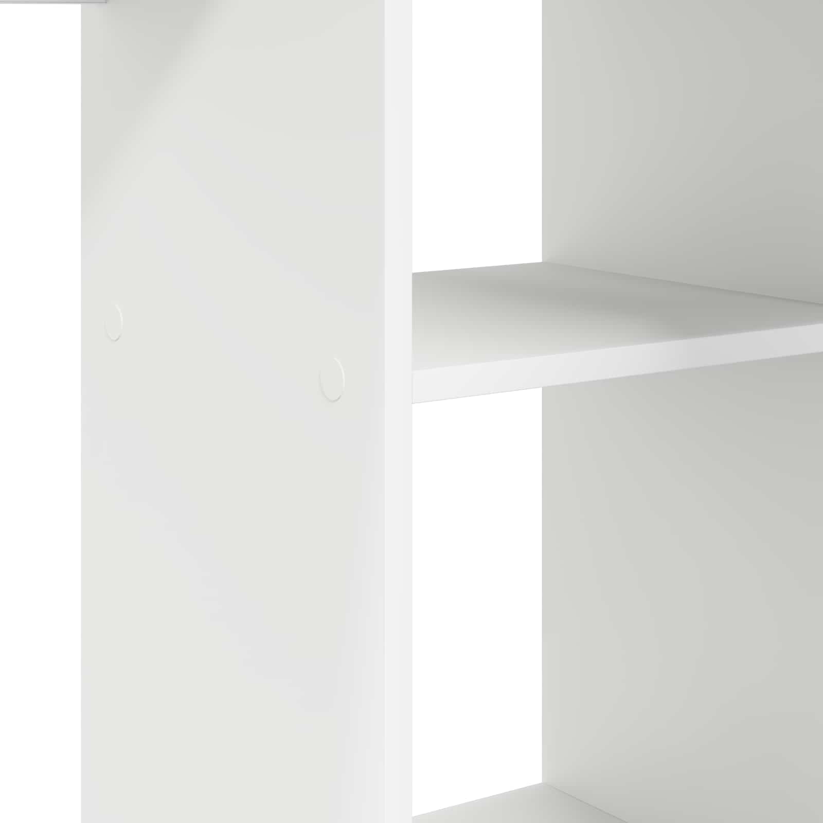 Schreibtisch Weiß 142 x 102 x 73 cm Holzwerkstoff