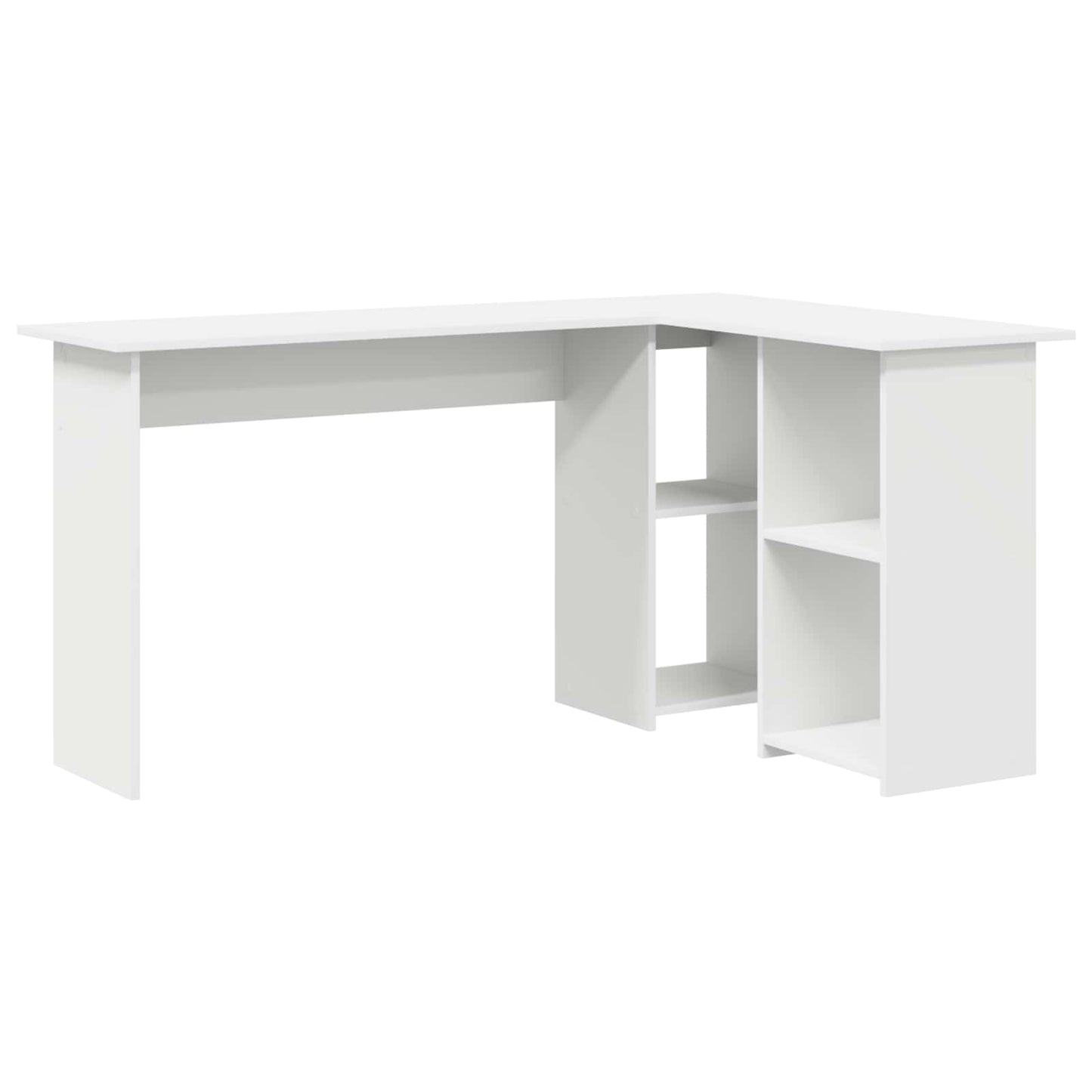 Schreibtisch Weiß 142 x 102 x 73 cm Holzwerkstoff