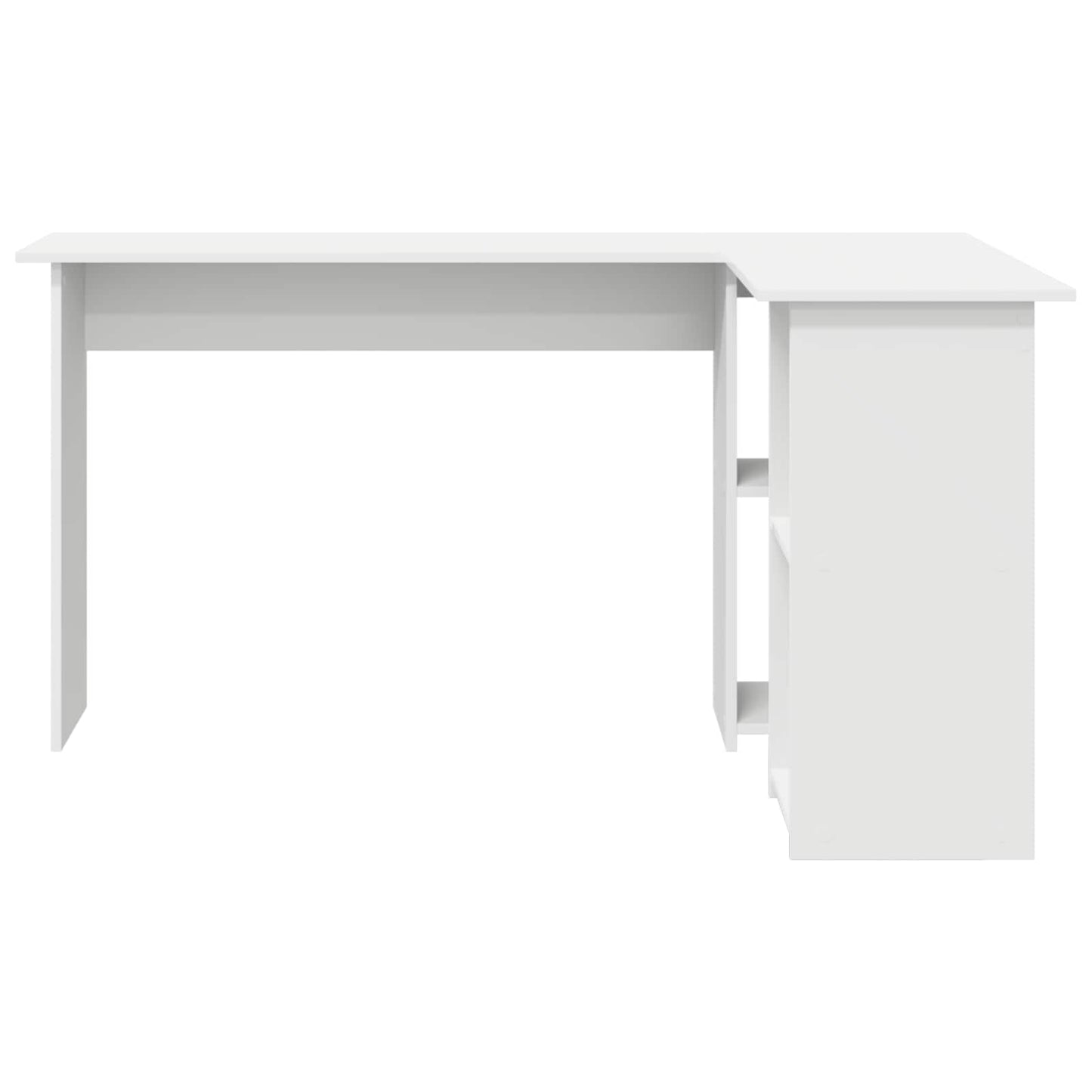 Schreibtisch Weiß 142 x 102 x 73 cm Holzwerkstoff