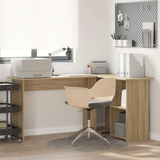 Schreibtisch Sonoma-Eiche 142 x 102 x 73 cm Holzwerkstoff