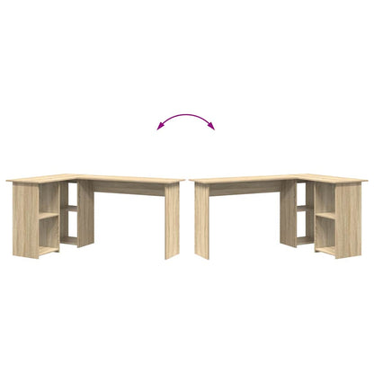 Schreibtisch Sonoma-Eiche 142 x 102 x 73 cm Holzwerkstoff