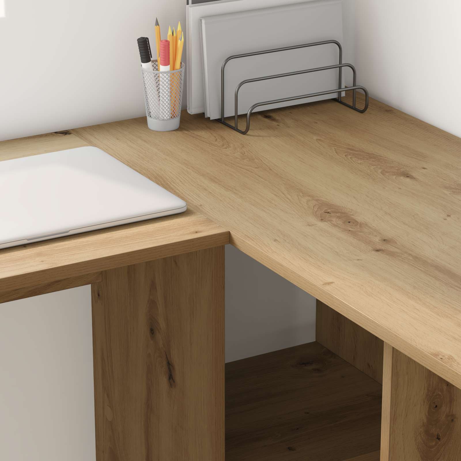Schreibtisch Artisan-Eiche 142 x 102 x 73 cm Holzwerkstoff