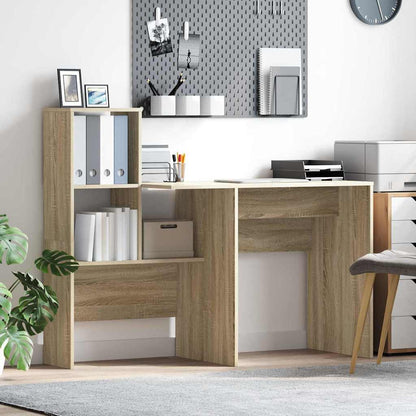 Schreibtisch Sonoma-Eiche Holzwerkstoff 131,5 x 50 x 106,5 cm