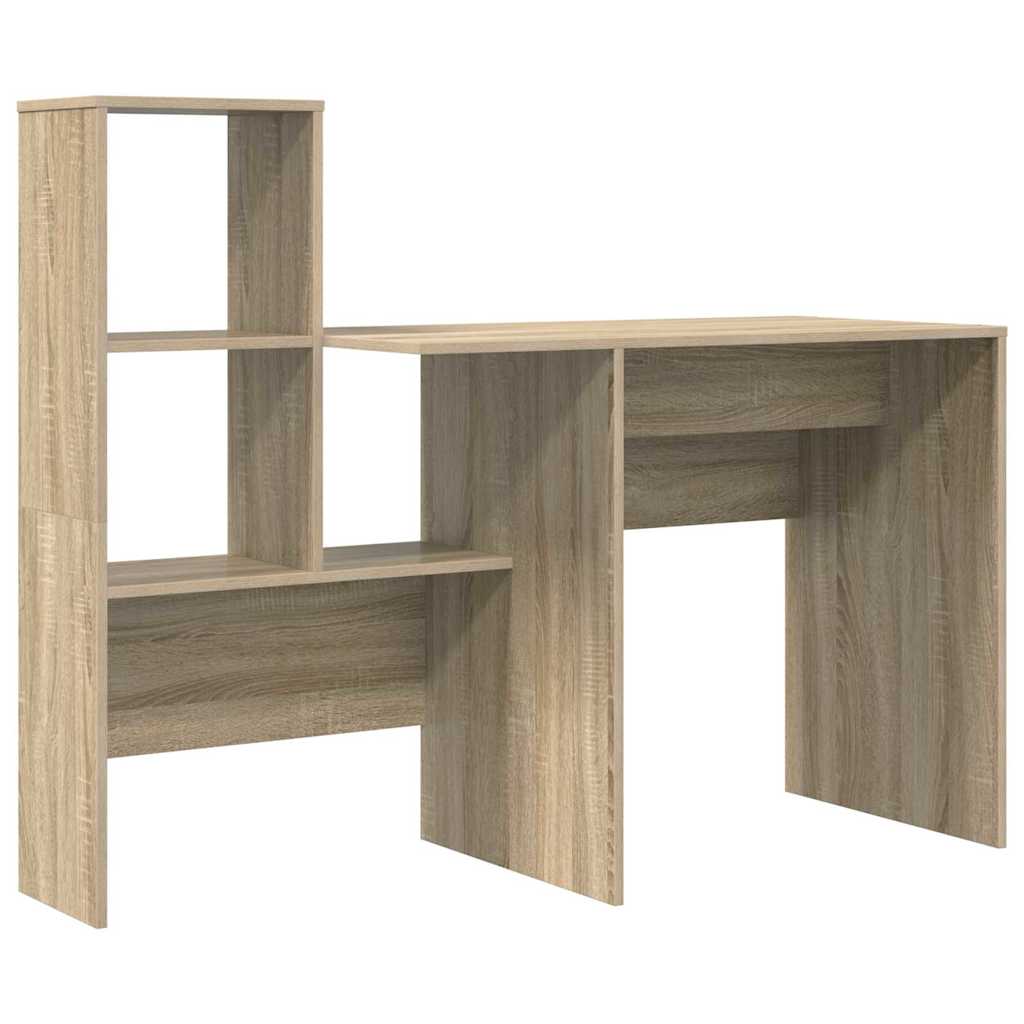 Schreibtisch Sonoma-Eiche Holzwerkstoff 131,5 x 50 x 106,5 cm