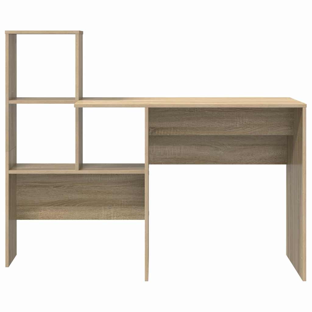 Schreibtisch Sonoma-Eiche Holzwerkstoff 131,5 x 50 x 106,5 cm