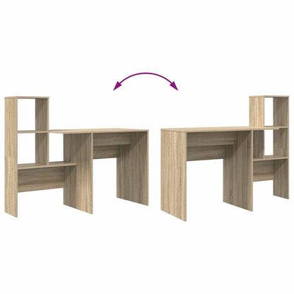 Schreibtisch Sonoma-Eiche Holzwerkstoff 131,5 x 50 x 106,5 cm