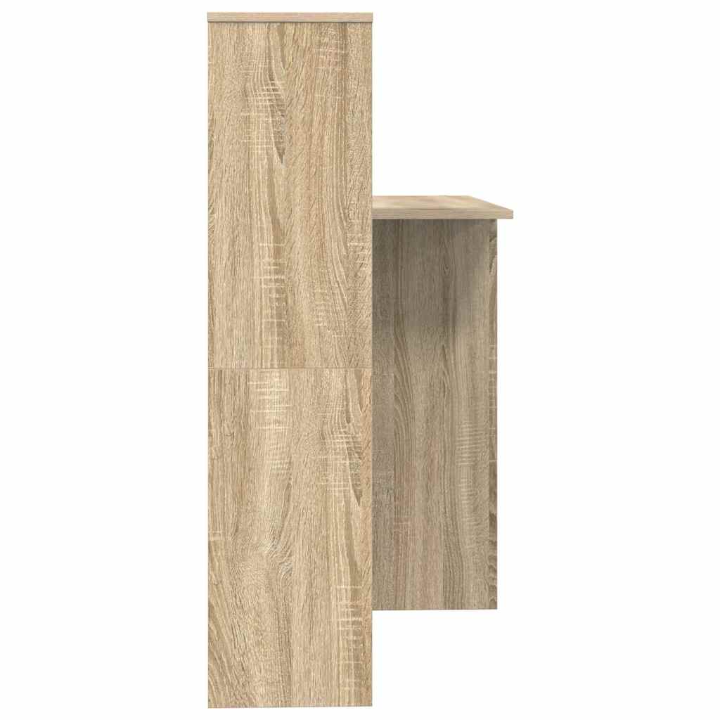 Schreibtisch Sonoma-Eiche Holzwerkstoff 131,5 x 50 x 106,5 cm