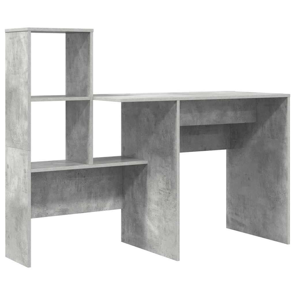 Schreibtisch Beton Grau Holzwerkstoff 131,5 x 50 x 106,5 cm