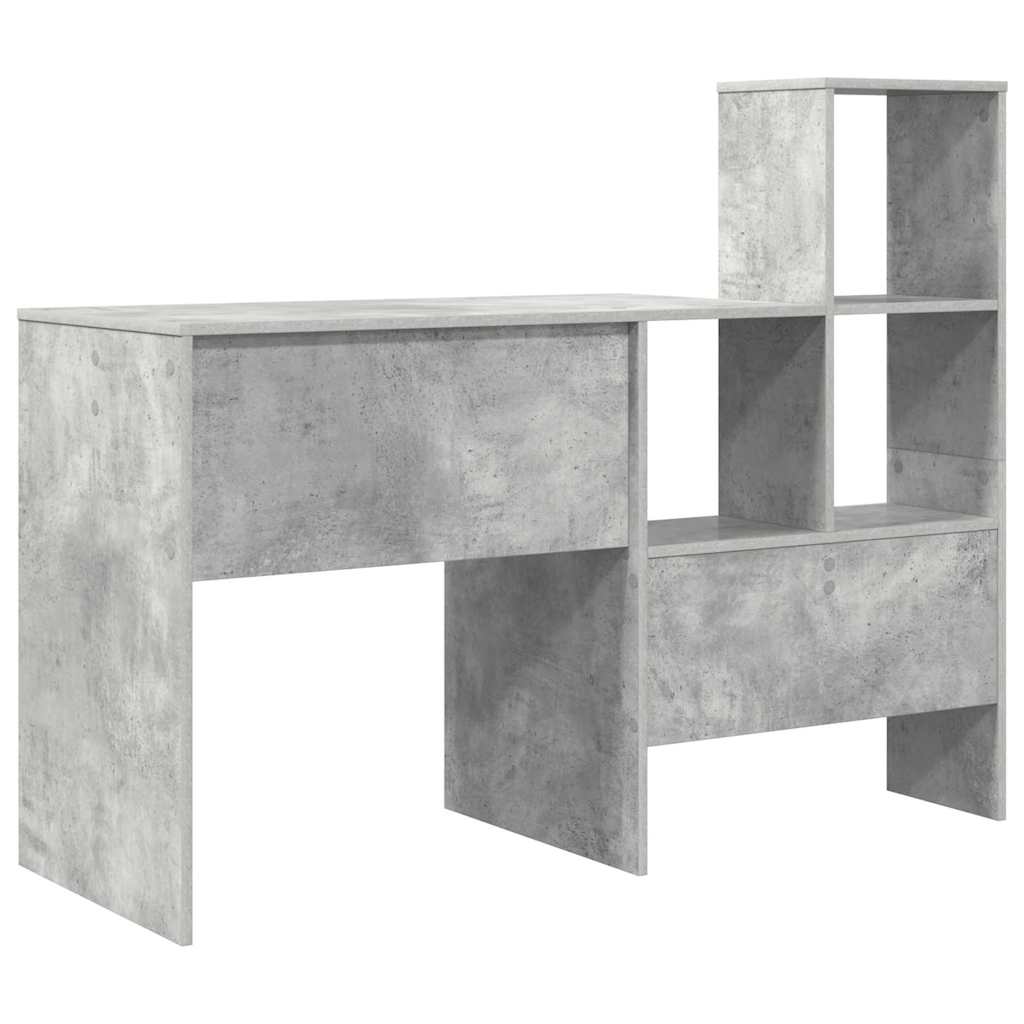 Schreibtisch Beton Grau Holzwerkstoff 131,5 x 50 x 106,5 cm