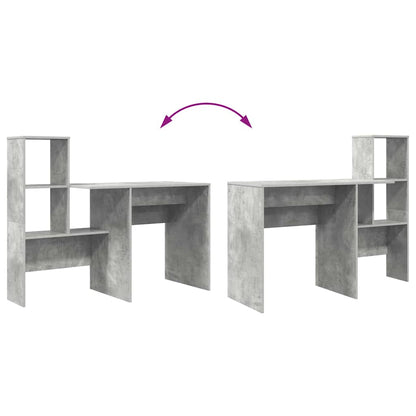Schreibtisch Beton Grau Holzwerkstoff 131,5 x 50 x 106,5 cm