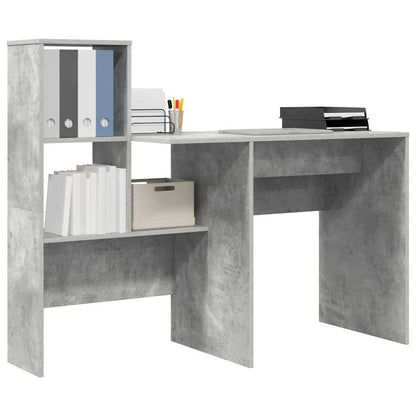 Schreibtisch Beton Grau Holzwerkstoff 131,5 x 50 x 106,5 cm