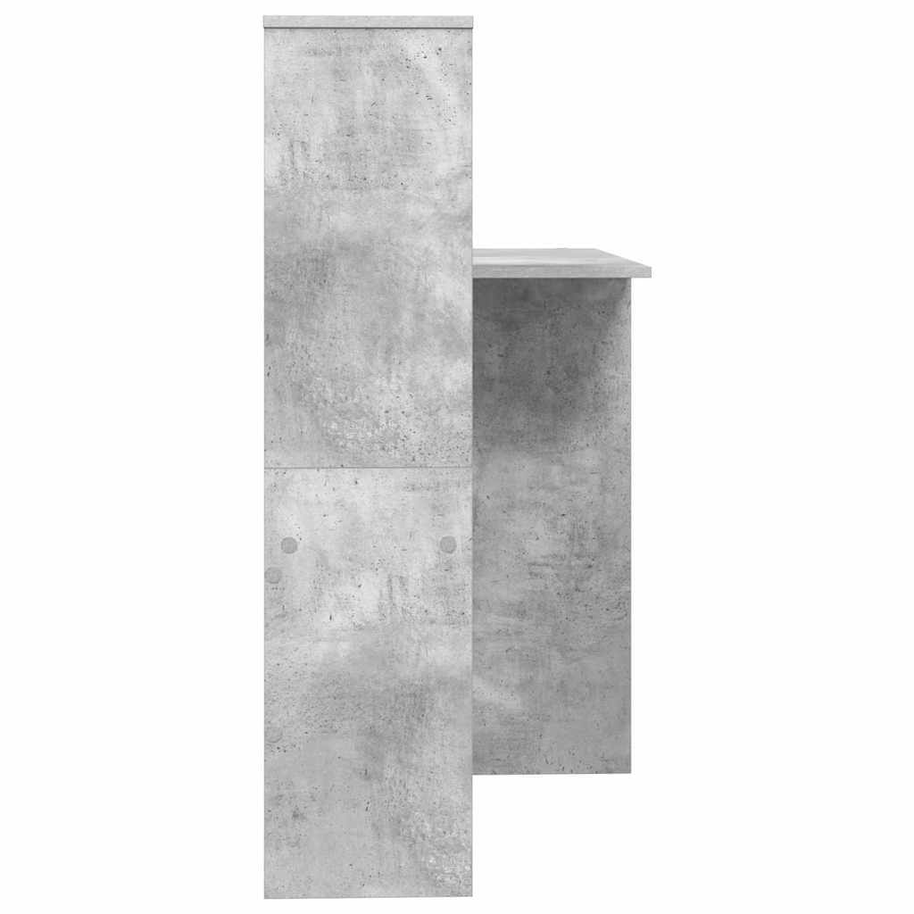 Schreibtisch Beton Grau Holzwerkstoff 131,5 x 50 x 106,5 cm