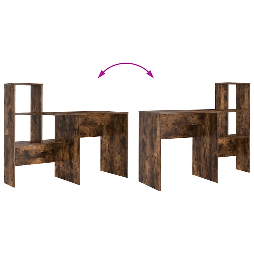 Schreibtisch Geräucherte Eiche Holzwerkstoff