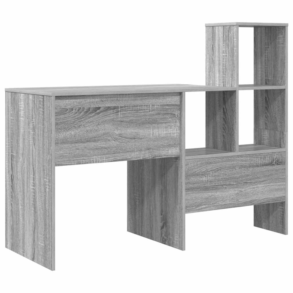 Schreibtisch Graues Sonoma Holzwerkstoff 131,5 x 50 x 106,5 cm