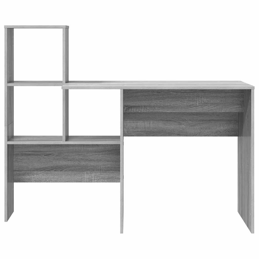Schreibtisch Graues Sonoma Holzwerkstoff 131,5 x 50 x 106,5 cm