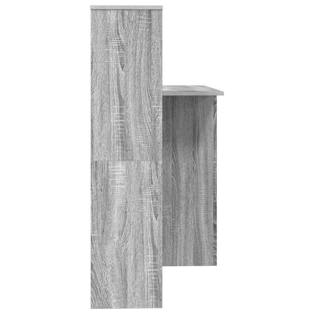 Schreibtisch Graues Sonoma Holzwerkstoff 131,5 x 50 x 106,5 cm
