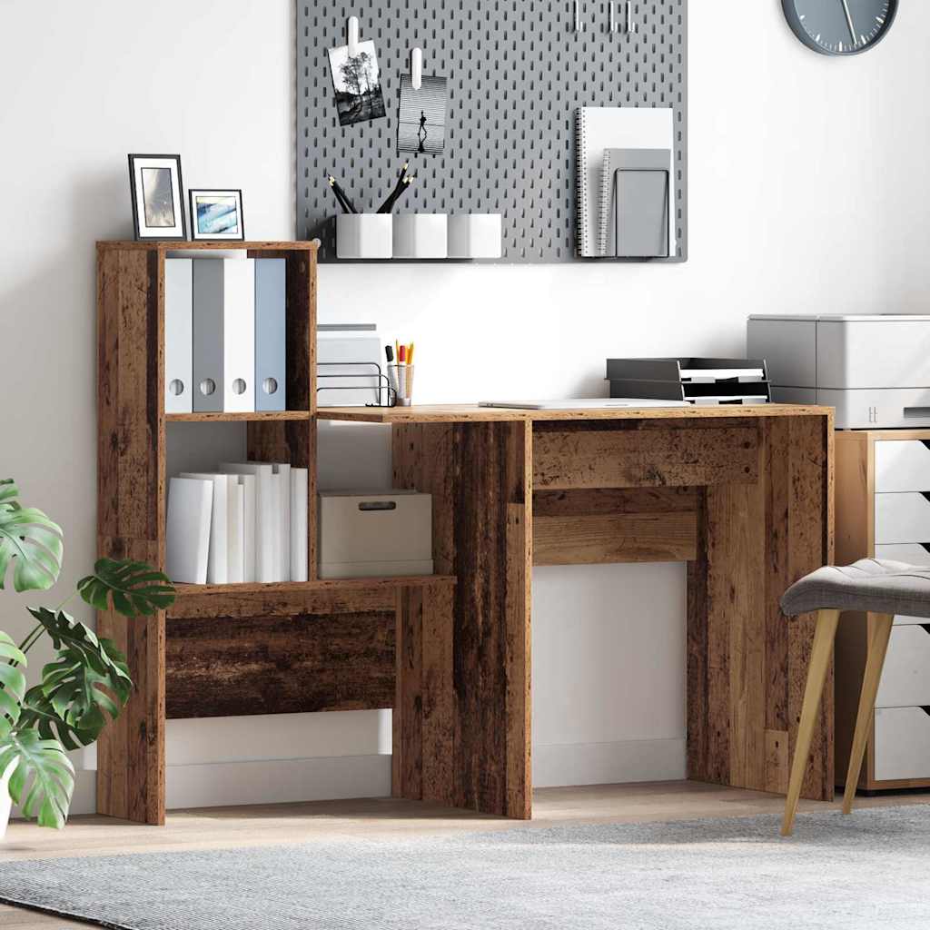 Schreibtisch Altholz 131,5 x 50 x 106,5 cm Holzwerkstoff