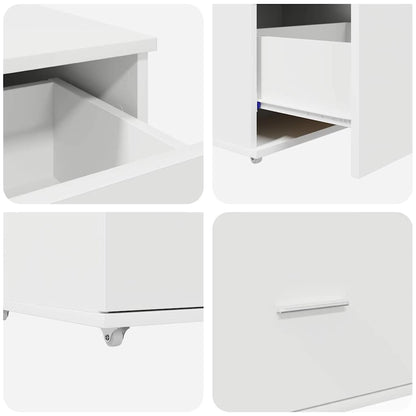 Schubladenschrank 55 x 45 x 31 cm Weiß