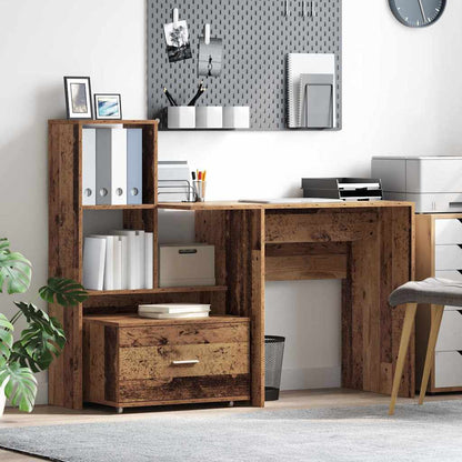 Schubladenschrank 55 x 45 x 31 cm Altholz