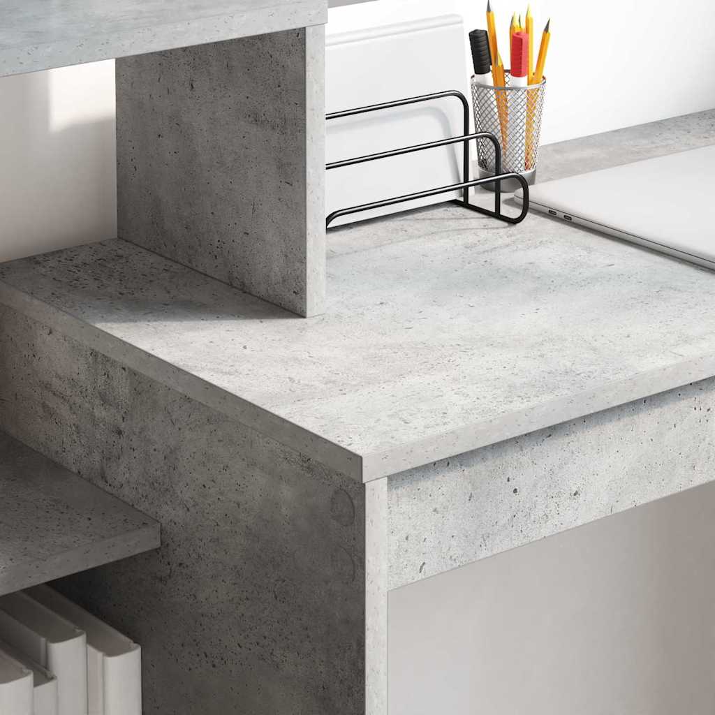 Schreibtisch Beton Grau Holzwerkstoff 100 x 40 x 90 cm