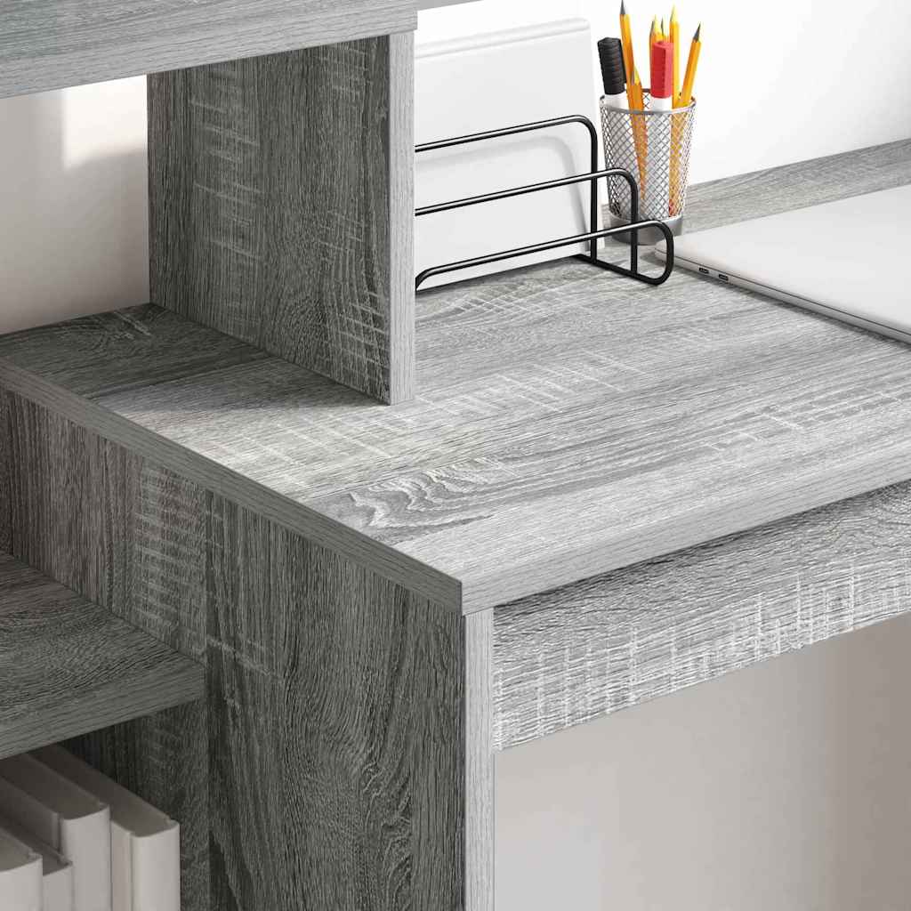 Schreibtisch Graues Sonoma Holzwerkstoff 100 x 40 x 90 cm