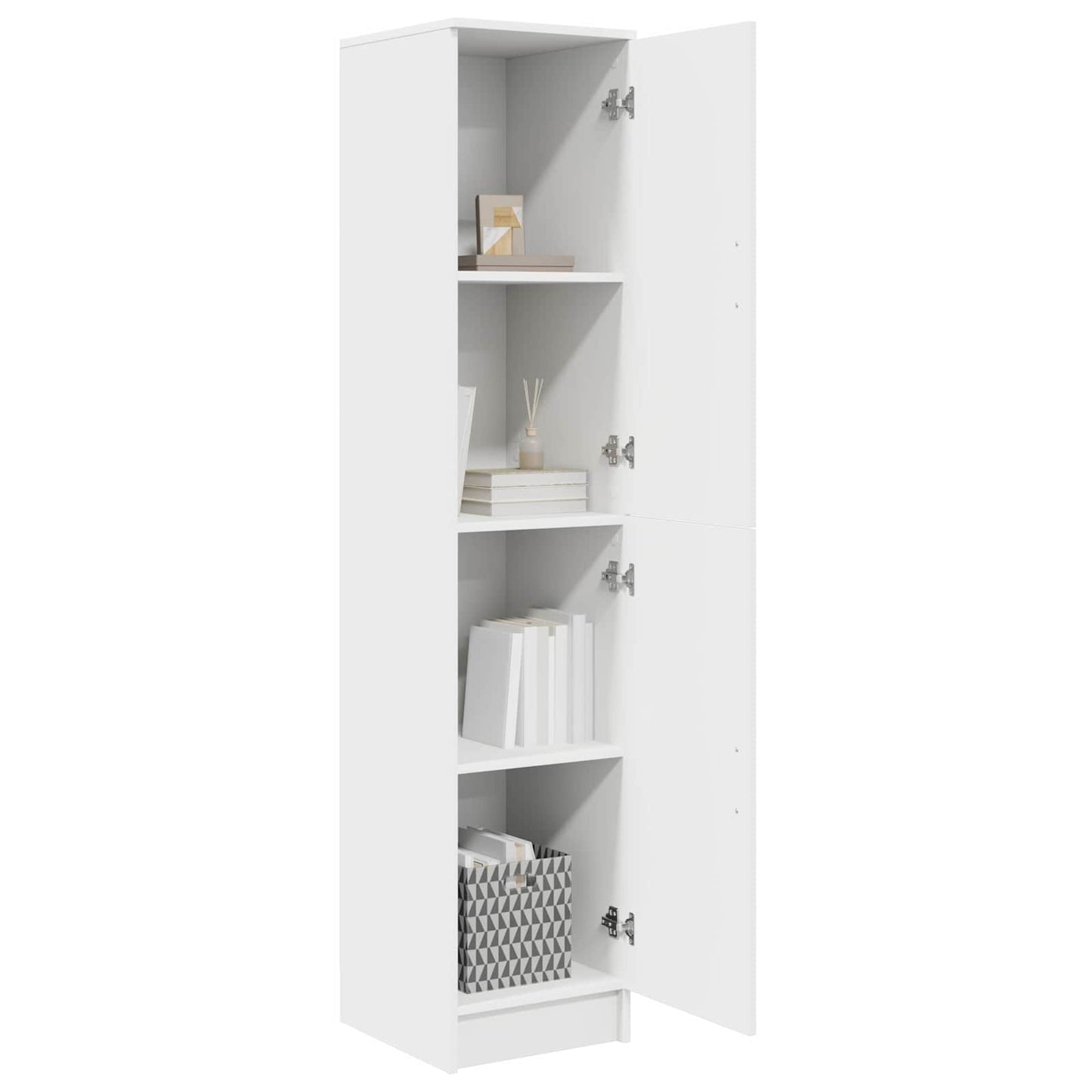 Highboard Weiß 35 x 39 x 168 cm