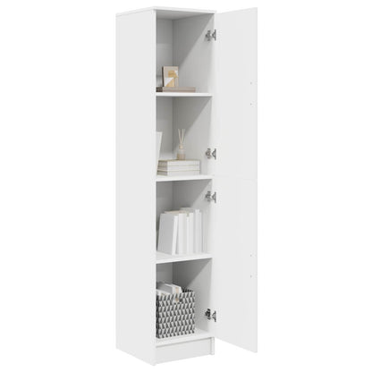 Highboard Weiß 35 x 39 x 168 cm
