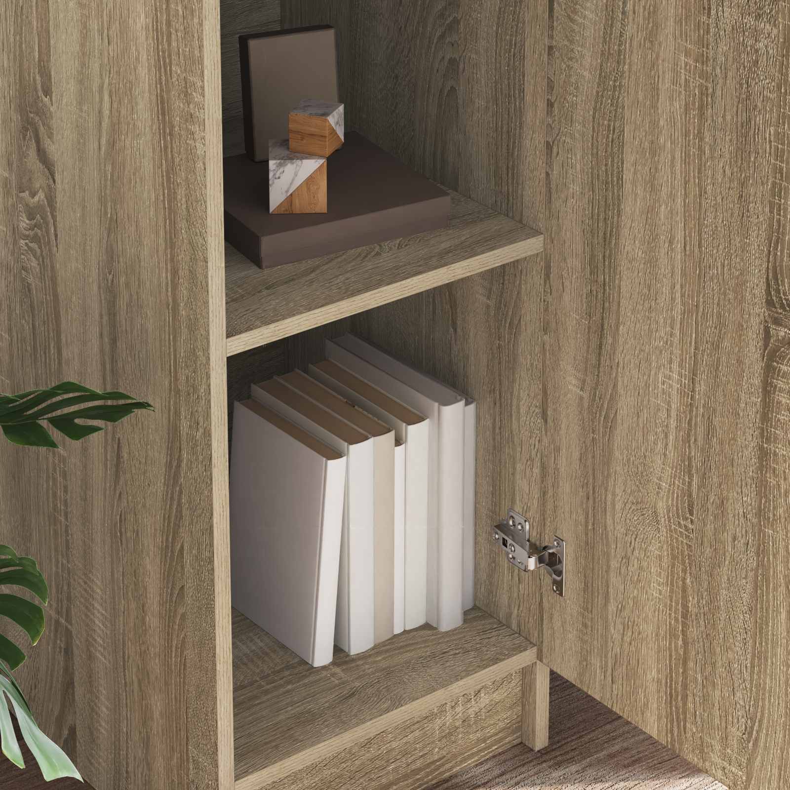 Highboard Sonoma-Eiche 35 x 39 x 168 cm