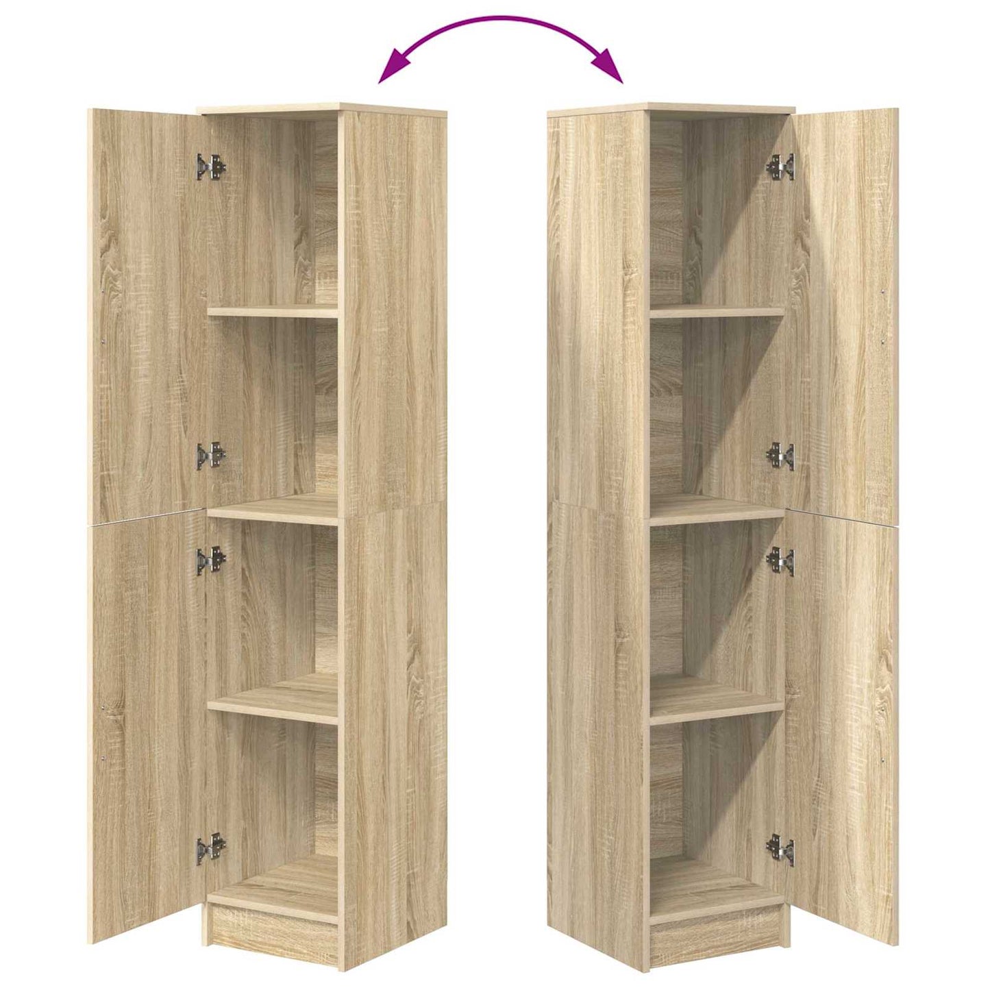 Highboard Sonoma-Eiche 35 x 39 x 168 cm