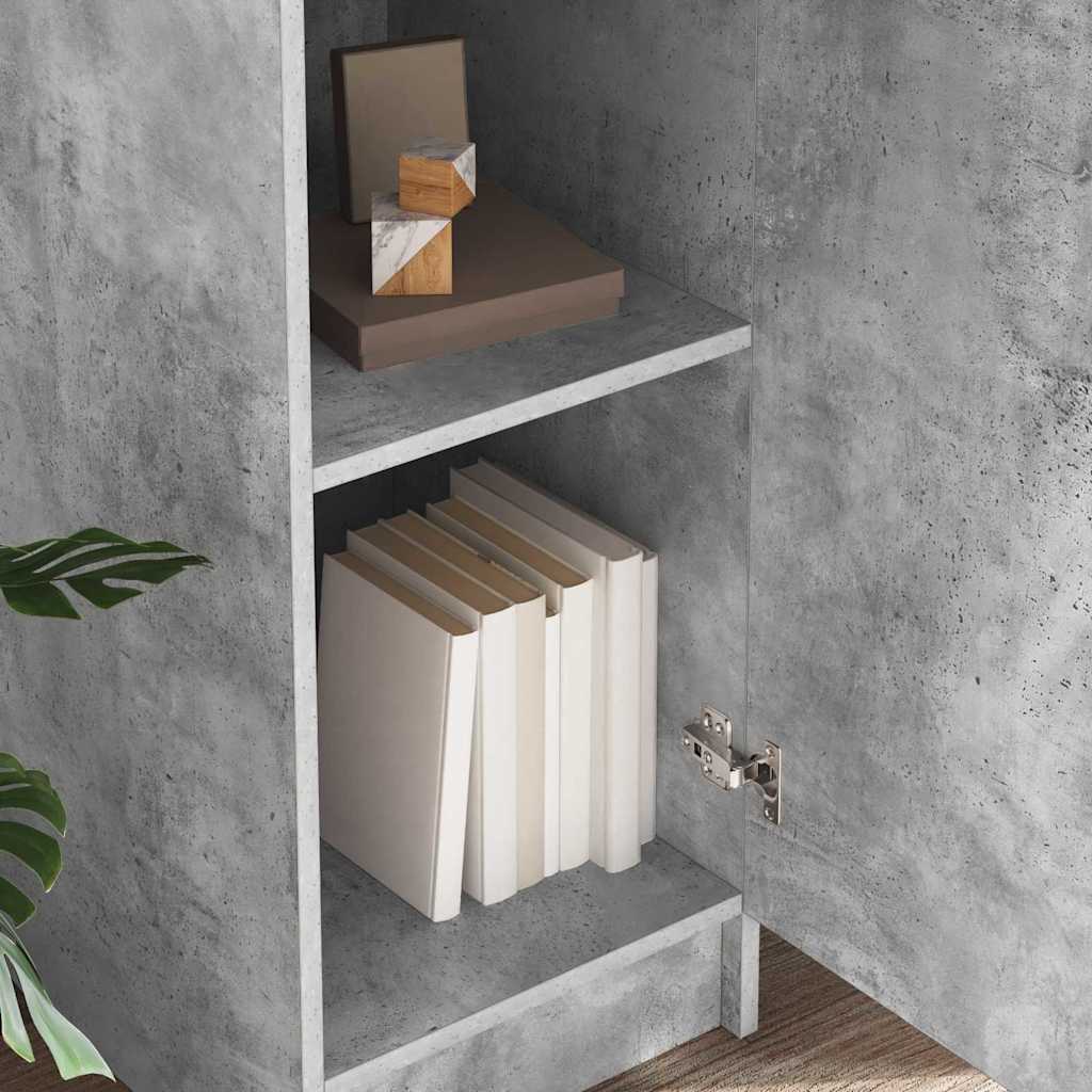 Highboard Betongrau 35 x 39 x 168 cm