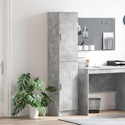 Highboard Betongrau 35 x 39 x 168 cm