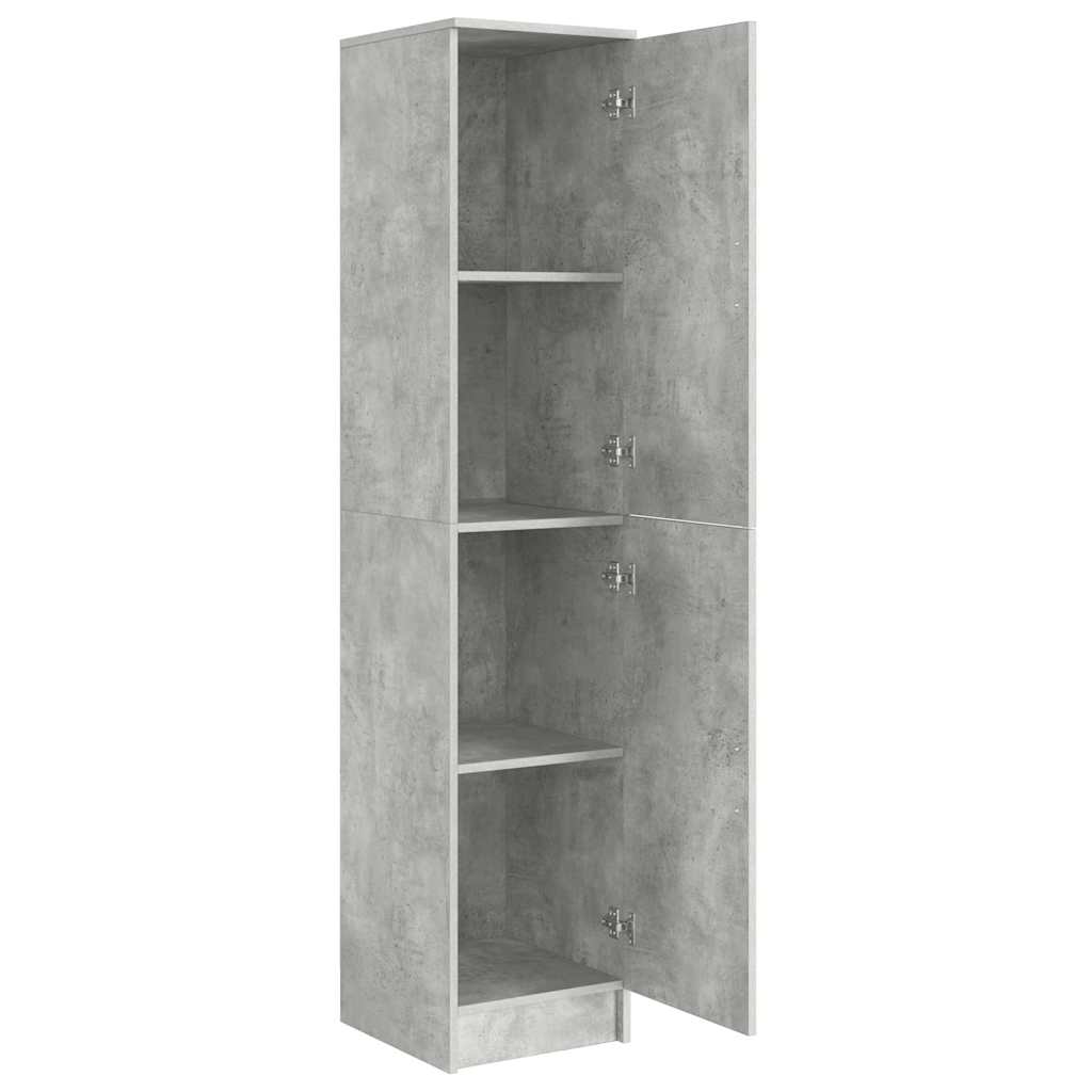 Highboard Betongrau 35 x 39 x 168 cm