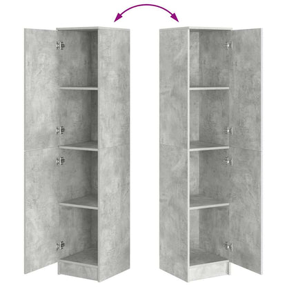 Highboard Betongrau 35 x 39 x 168 cm
