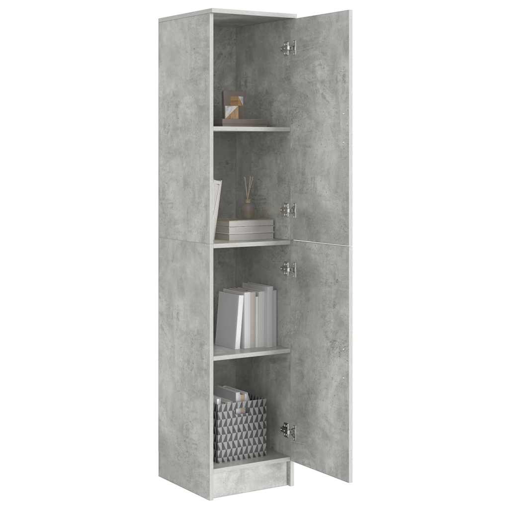 Highboard Betongrau 35 x 39 x 168 cm