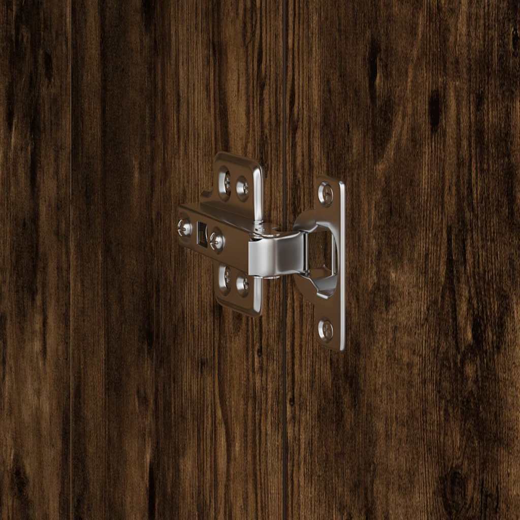 Highboard Räuchereiche 35 x 39 x 168 cm