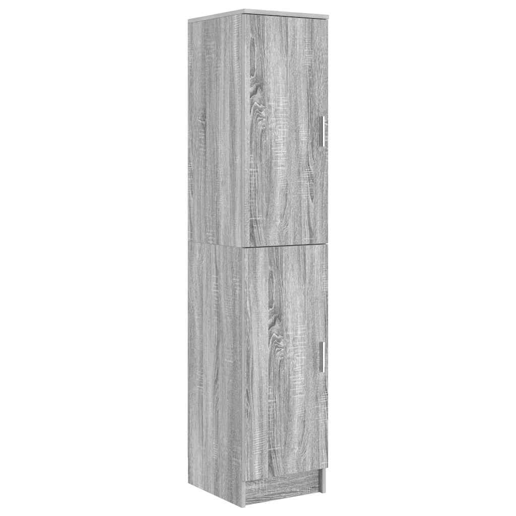 Highboard Sonoma-Grau 35 x 39 x 168 cm
