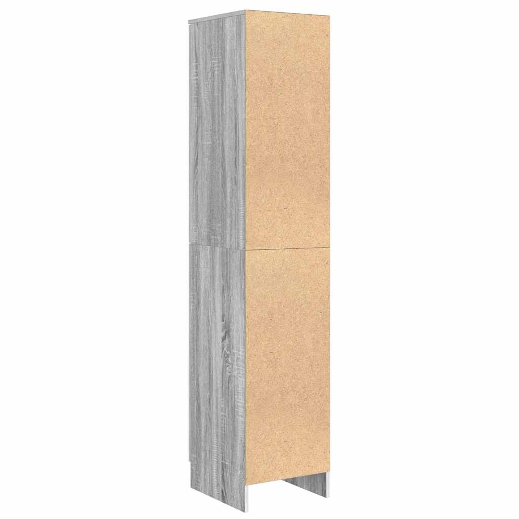 Highboard Sonoma-Grau 35 x 39 x 168 cm