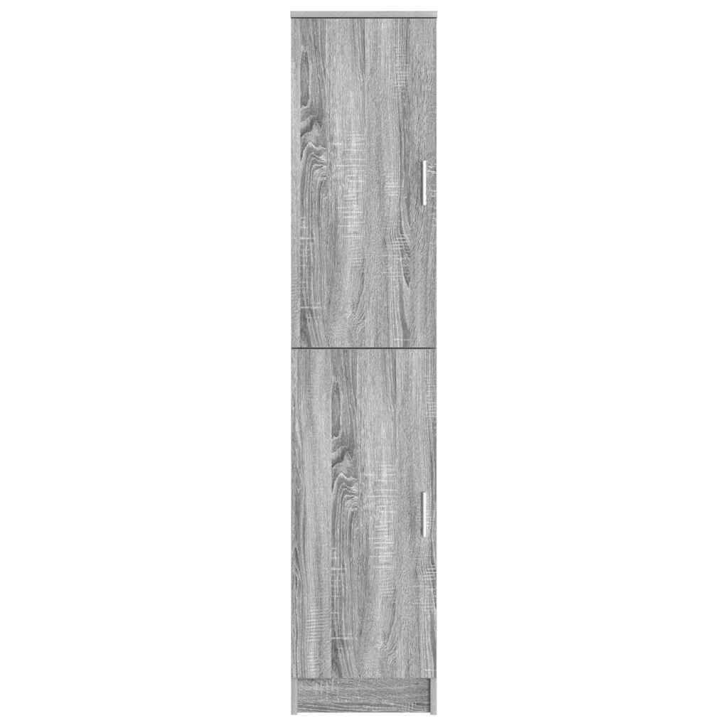 Highboard Sonoma-Grau 35 x 39 x 168 cm