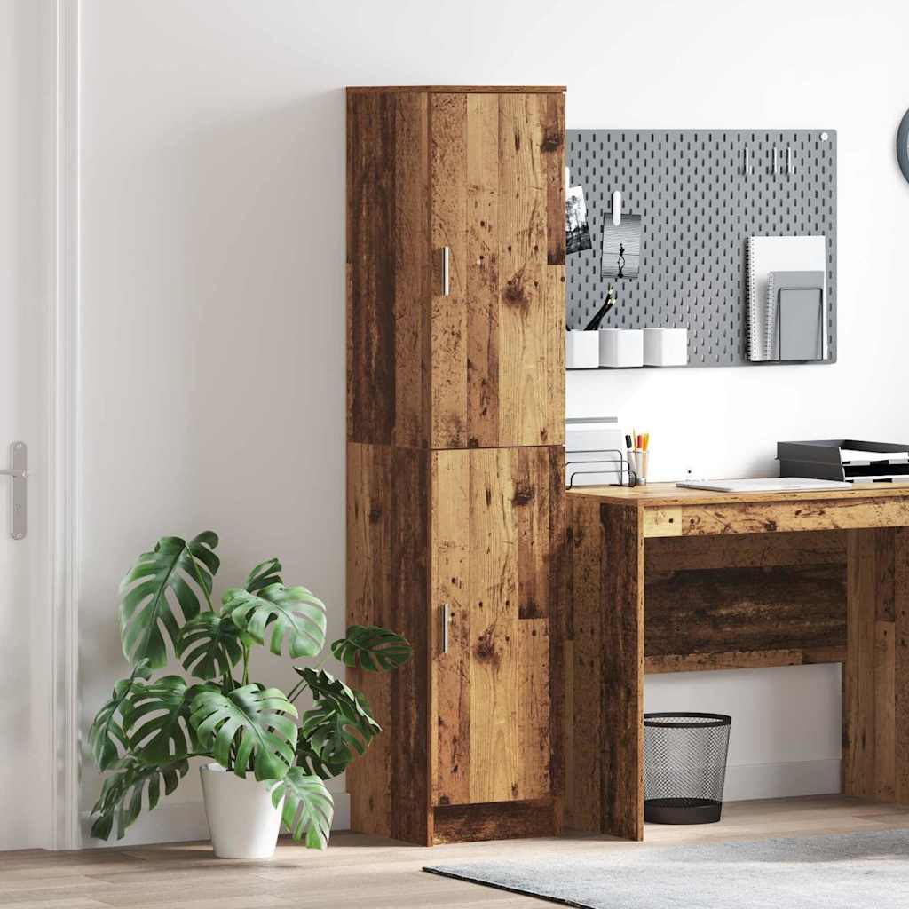 Highboard Altholz 35 x 39 x 168 cm
