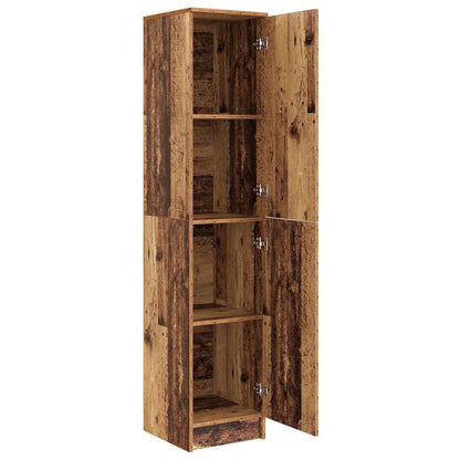 Highboard Altholz 35 x 39 x 168 cm