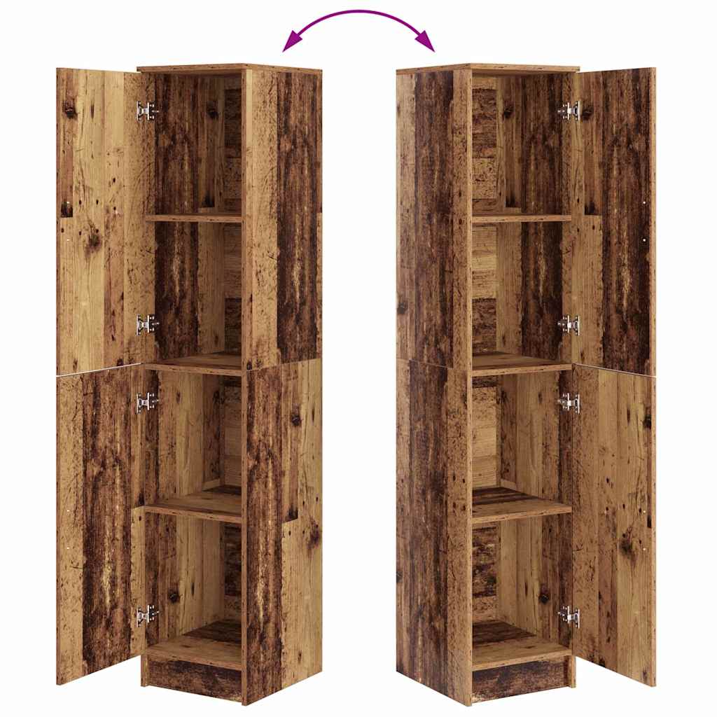 Highboard Altholz 35 x 39 x 168 cm